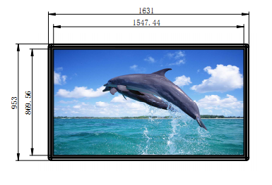 70寸壁挂广告机图纸