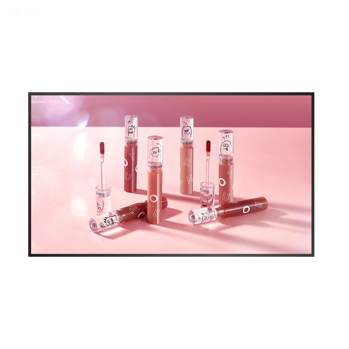 55寸超薄灯箱屏广告机