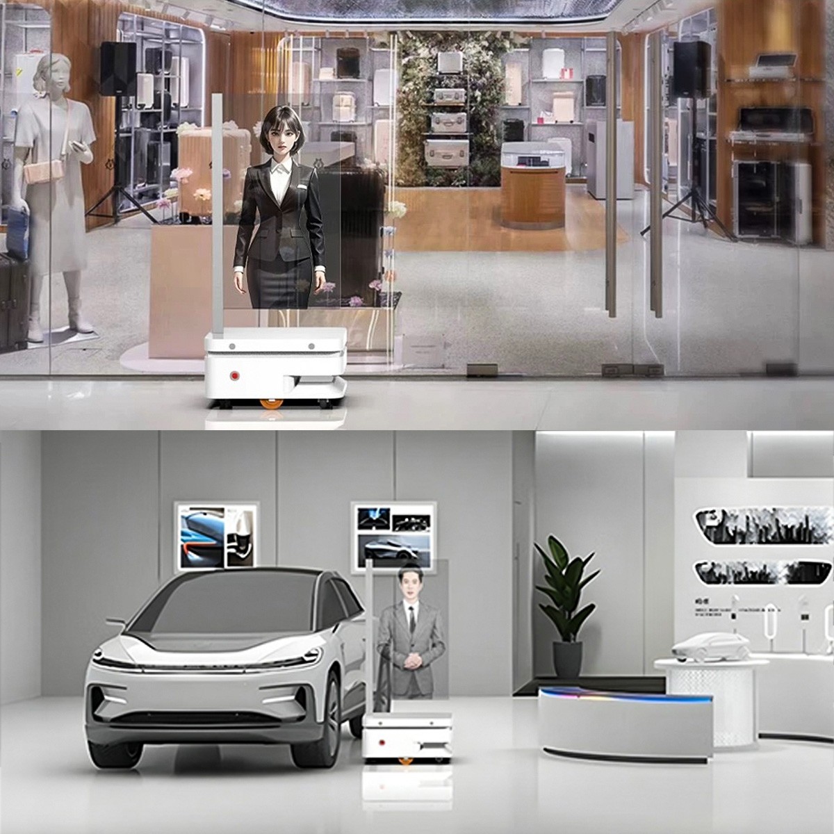 55寸OLED  AI数字人